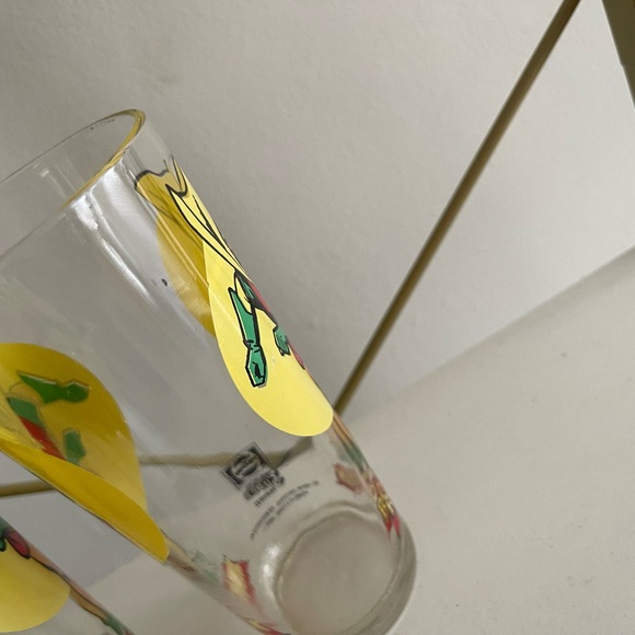 Vintage 1970s Pepsi Robin Superhero Glass Set Retro Kitchen Dining Ware - Picture 10 of 10